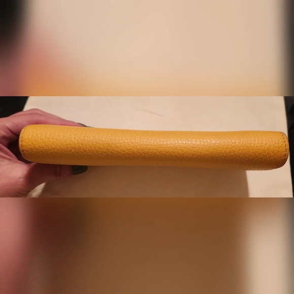 Gucci Orange Pebbled Leather Vintage Long Wallet - Picture 6 of 15